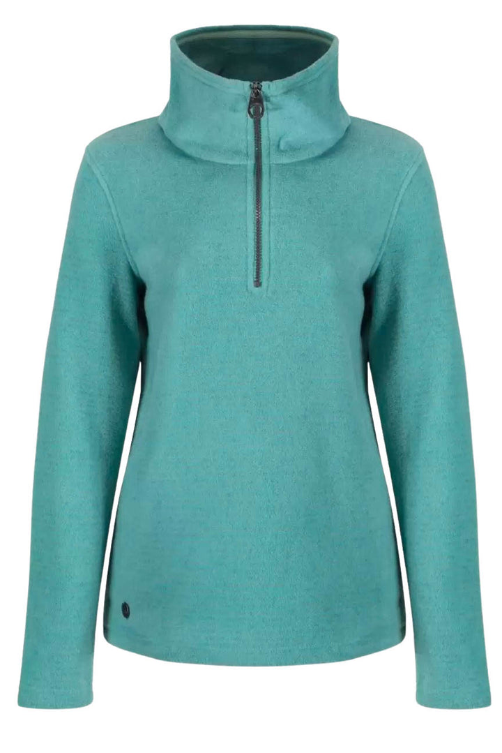 Striped Half Zip Fleece