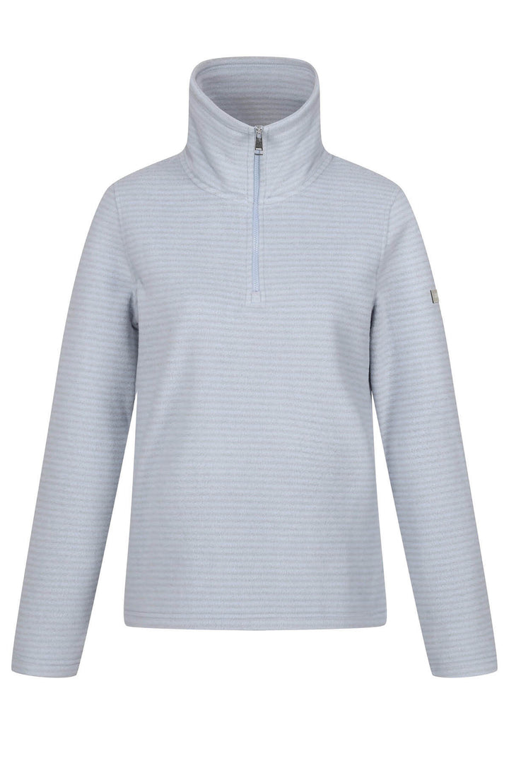Striped Half Zip Fleece