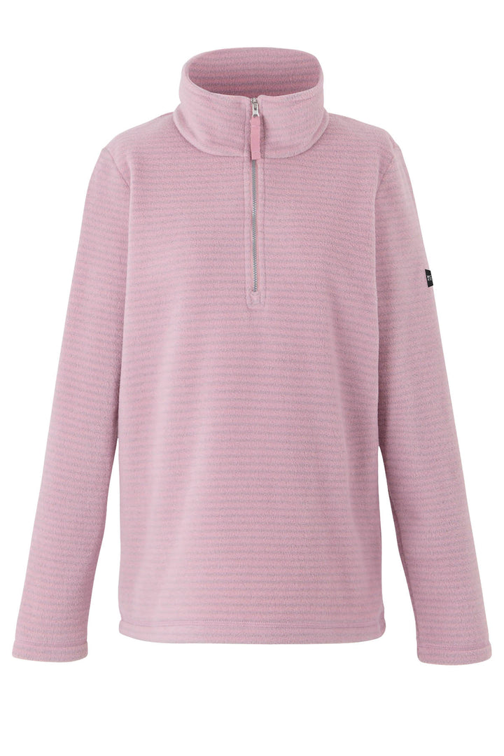Striped Half Zip Fleece