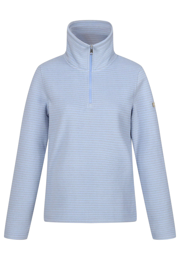 Striped Half Zip Fleece