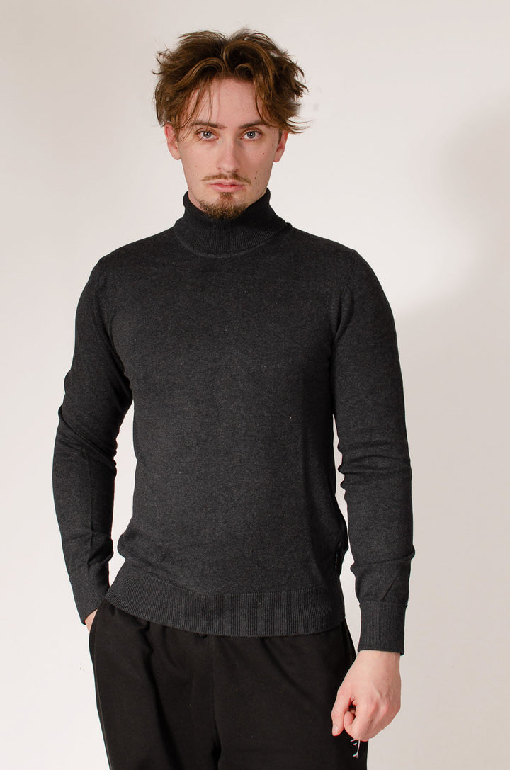 Cotton Roll Neck Jumper