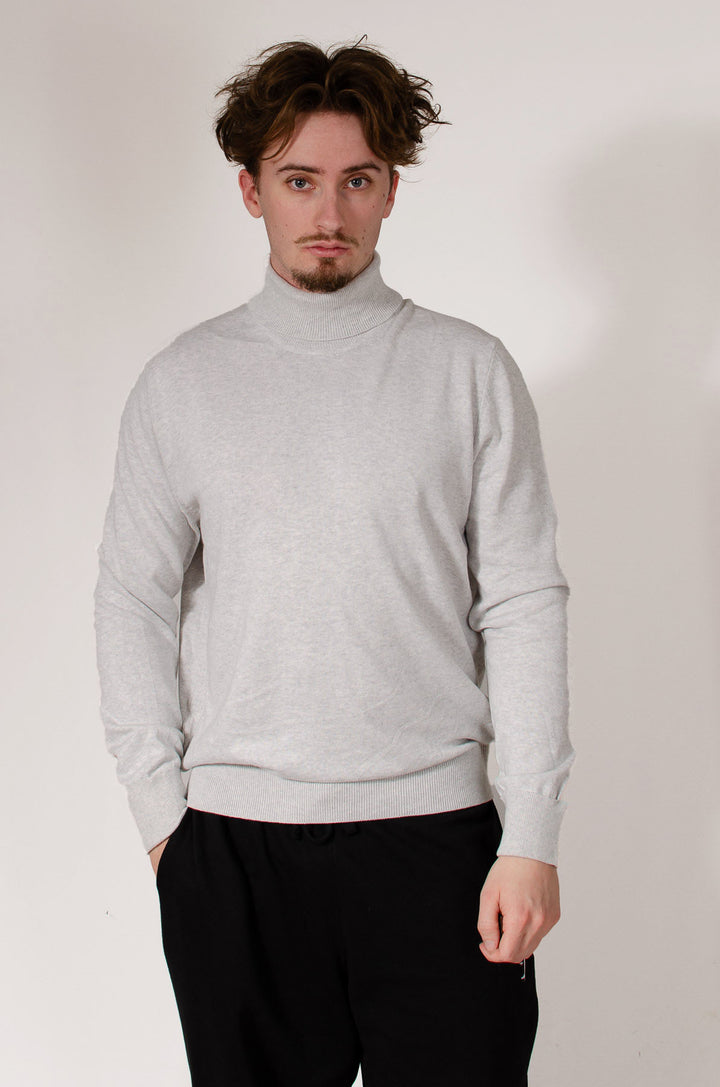 Cotton Roll Neck Jumper