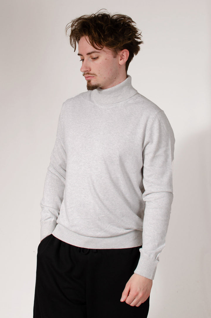 Cotton Roll Neck Jumper