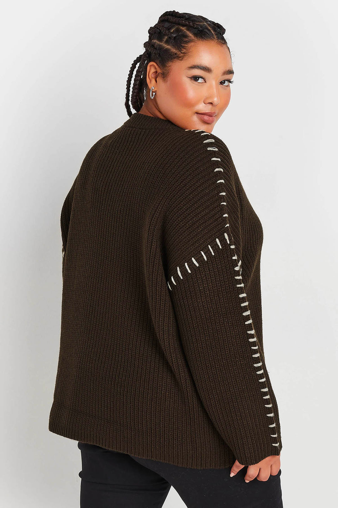 Blanket Stitch Relaxed Jumper
