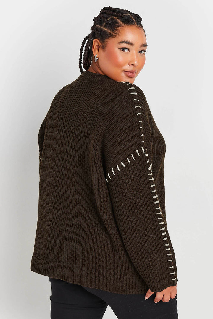 Blanket Stitch Relaxed Jumper