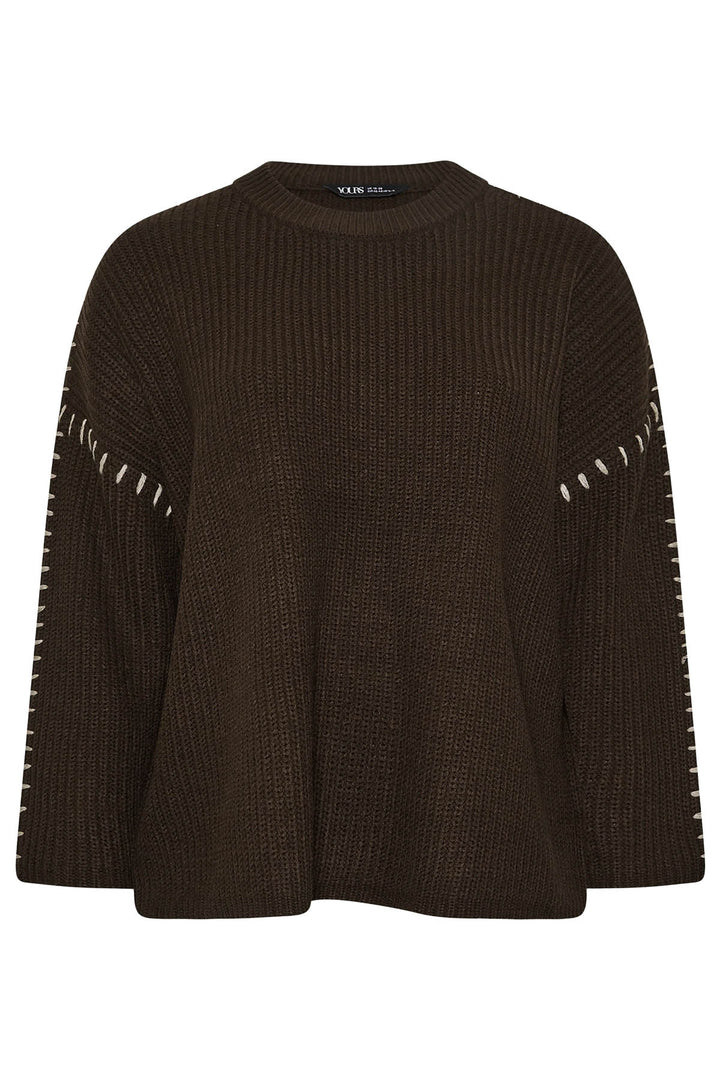 Blanket Stitch Relaxed Jumper