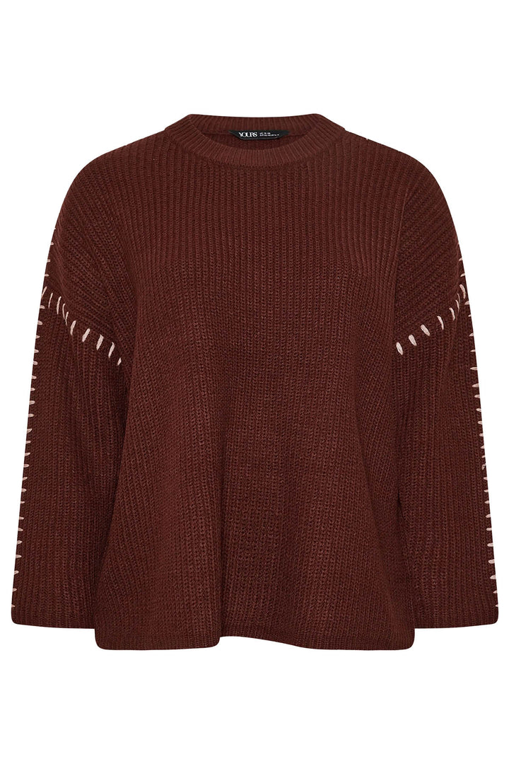 Blanket Stitch Relaxed Jumper