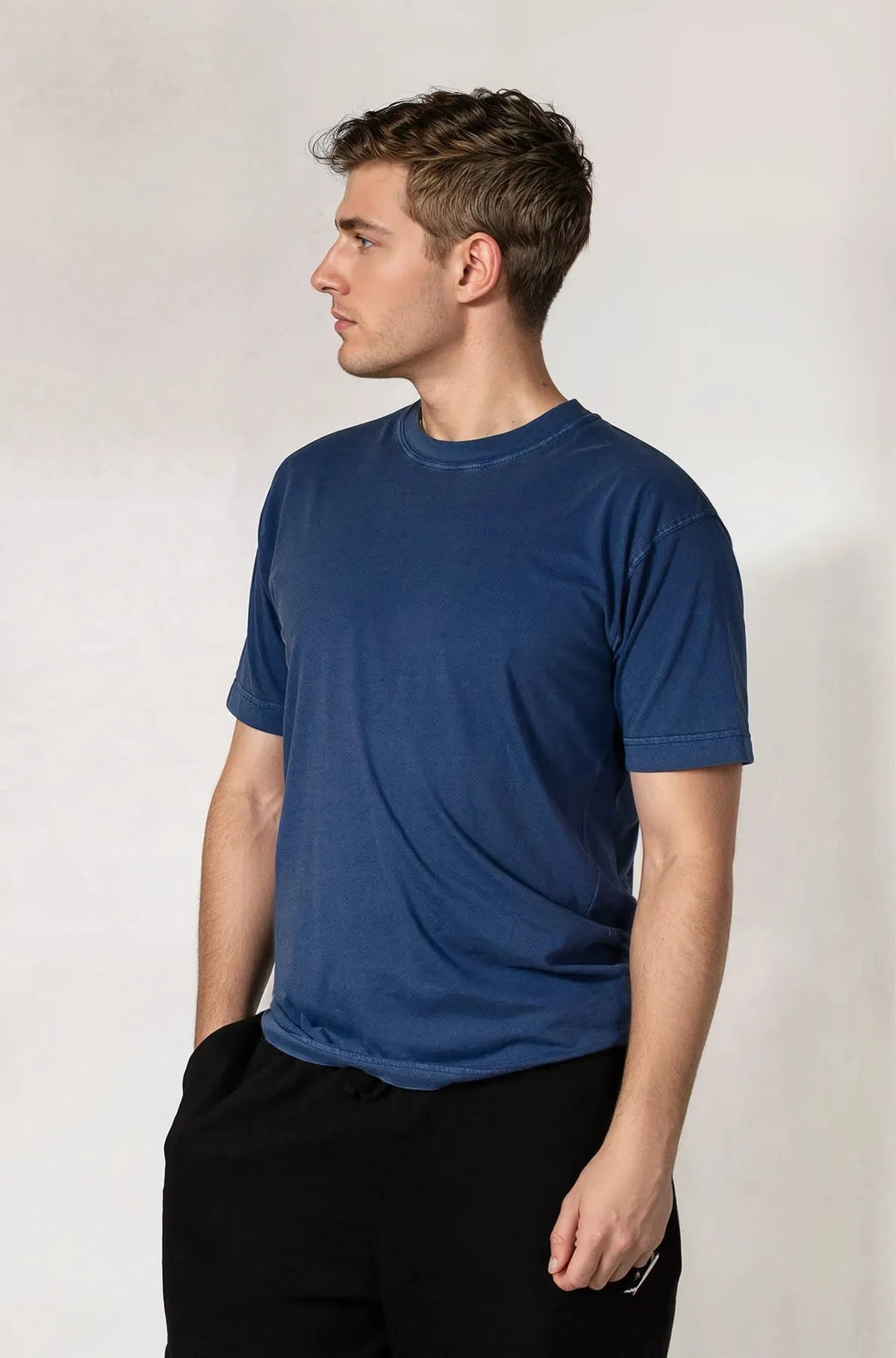 Thick Washed Cotton T-Shirt