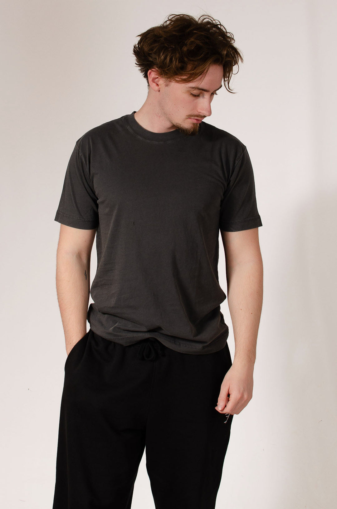 Thick Washed Cotton T-Shirt