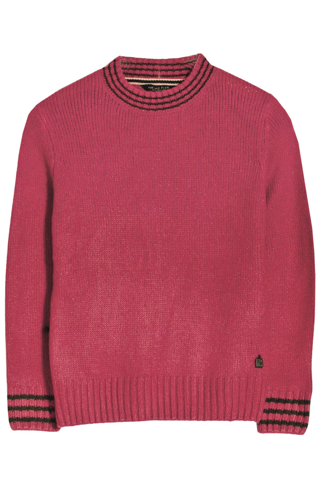 Crew Neck Chunky knit Tipped Jumper