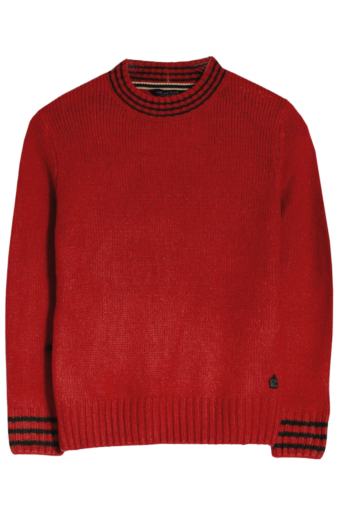 Crew Neck Chunky knit Tipped Jumper