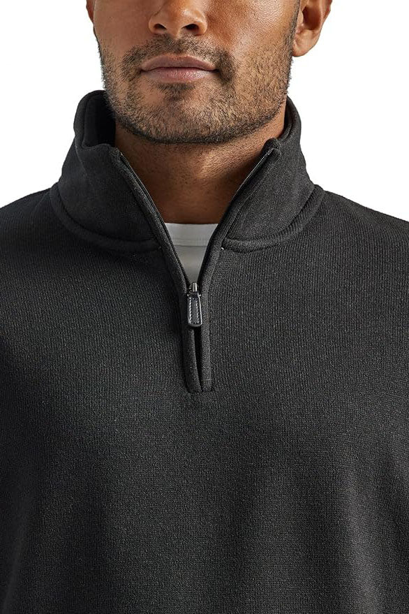 Zip Neck Fleece Sweater