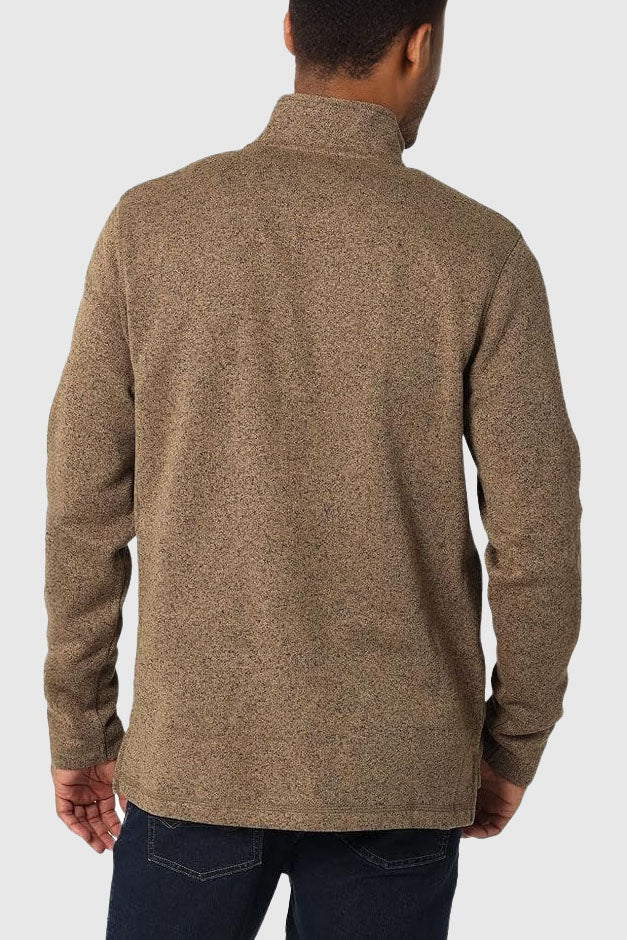 Zip Neck Fleece Sweater