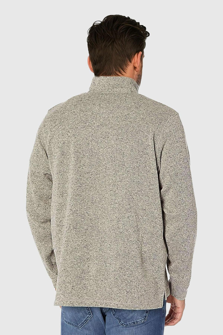 Zip Neck Fleece Sweater