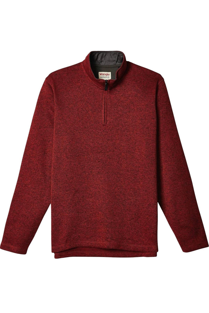 Zip Neck Fleece Sweater