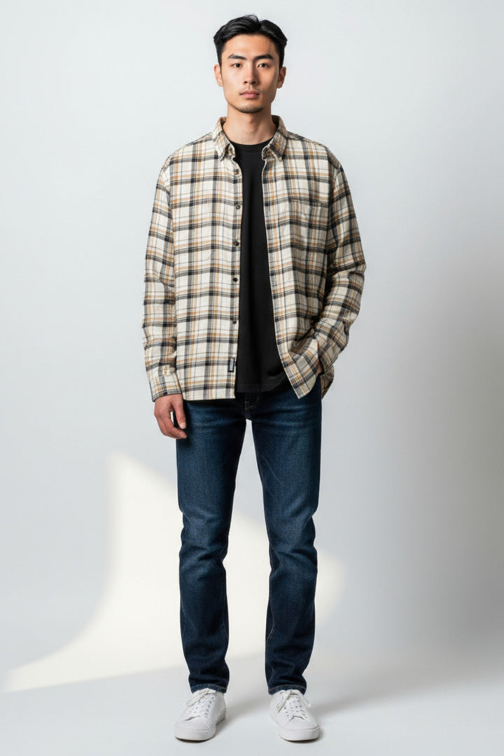 Brushed Cotton Check Shirt