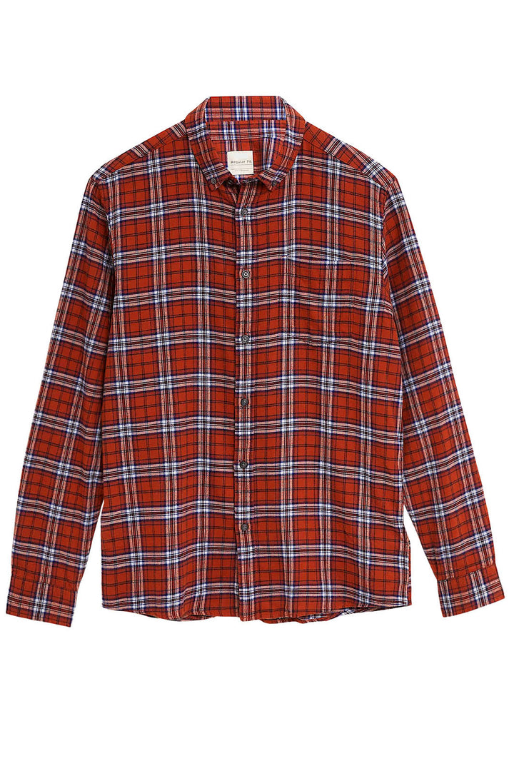 Brushed Cotton Check Shirt