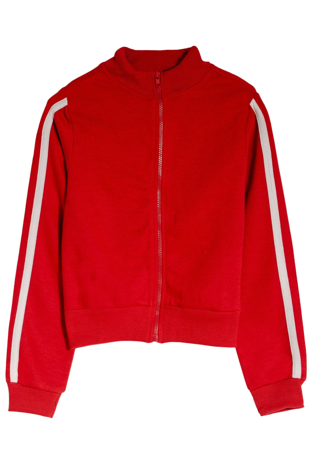 Red Retro Full Zip Track Jacket