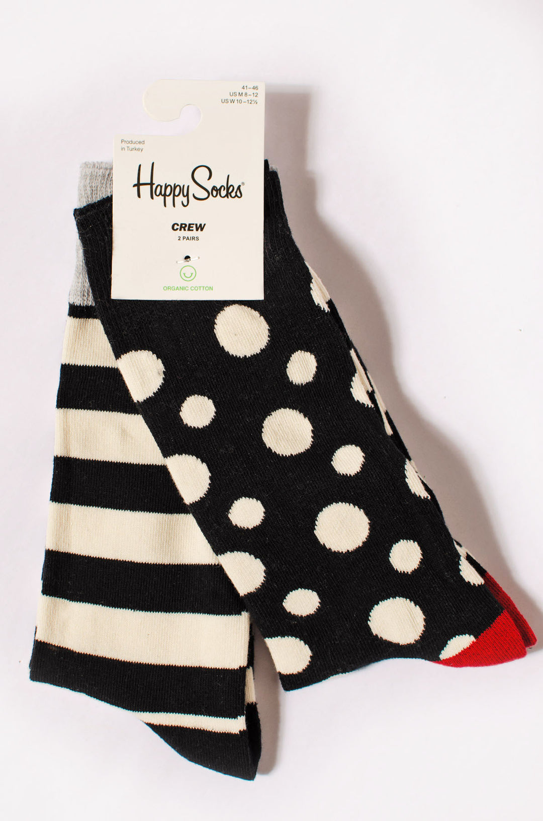 Mens Cotton Happy Socks - 2 pack