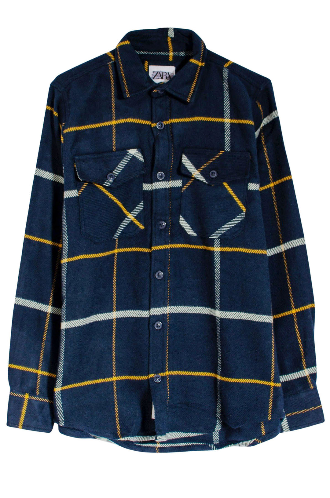 Check Flannel Shirt with Patch Pockets