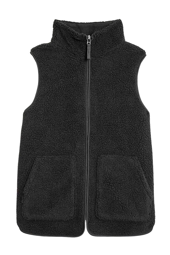 Borg Fleece Funnel Neck Gilet