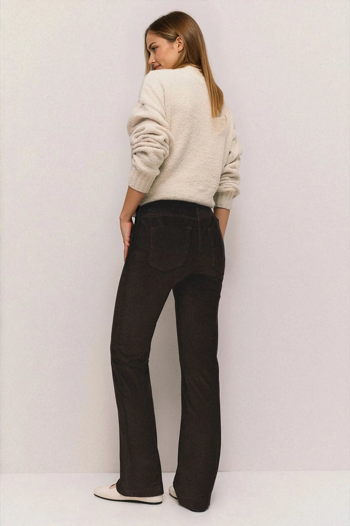 Velvet Bootcut Trousers Jeans