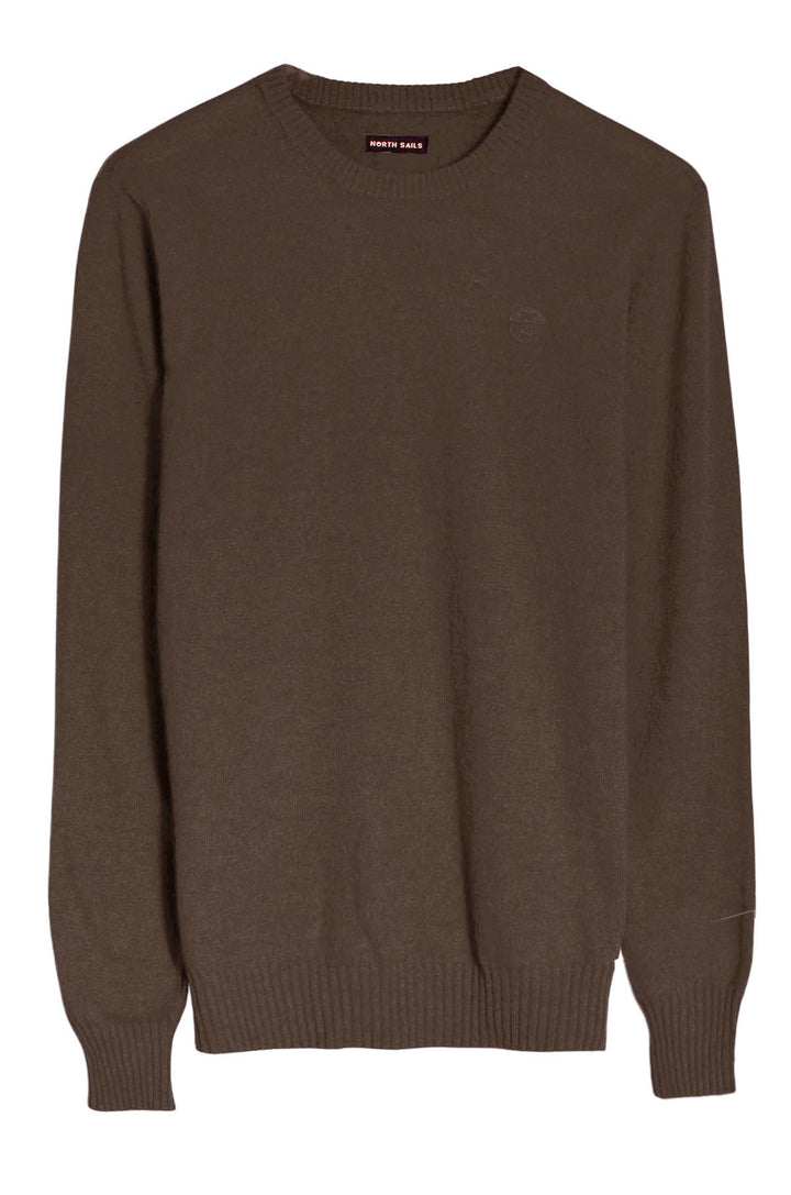 Crew Neck Wool Blend Jumper