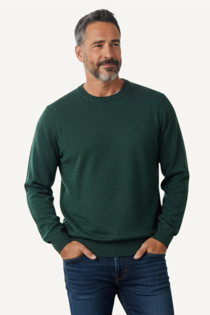 Crew Neck Wool Blend Jumper