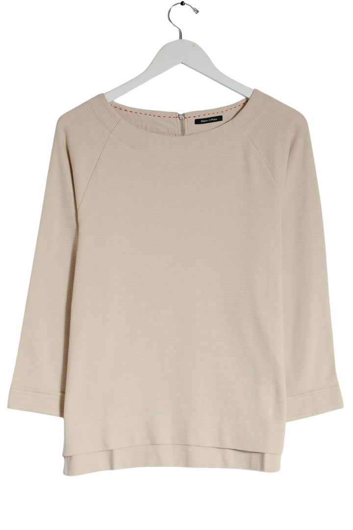 Rib Textured Wide Sleeve Top