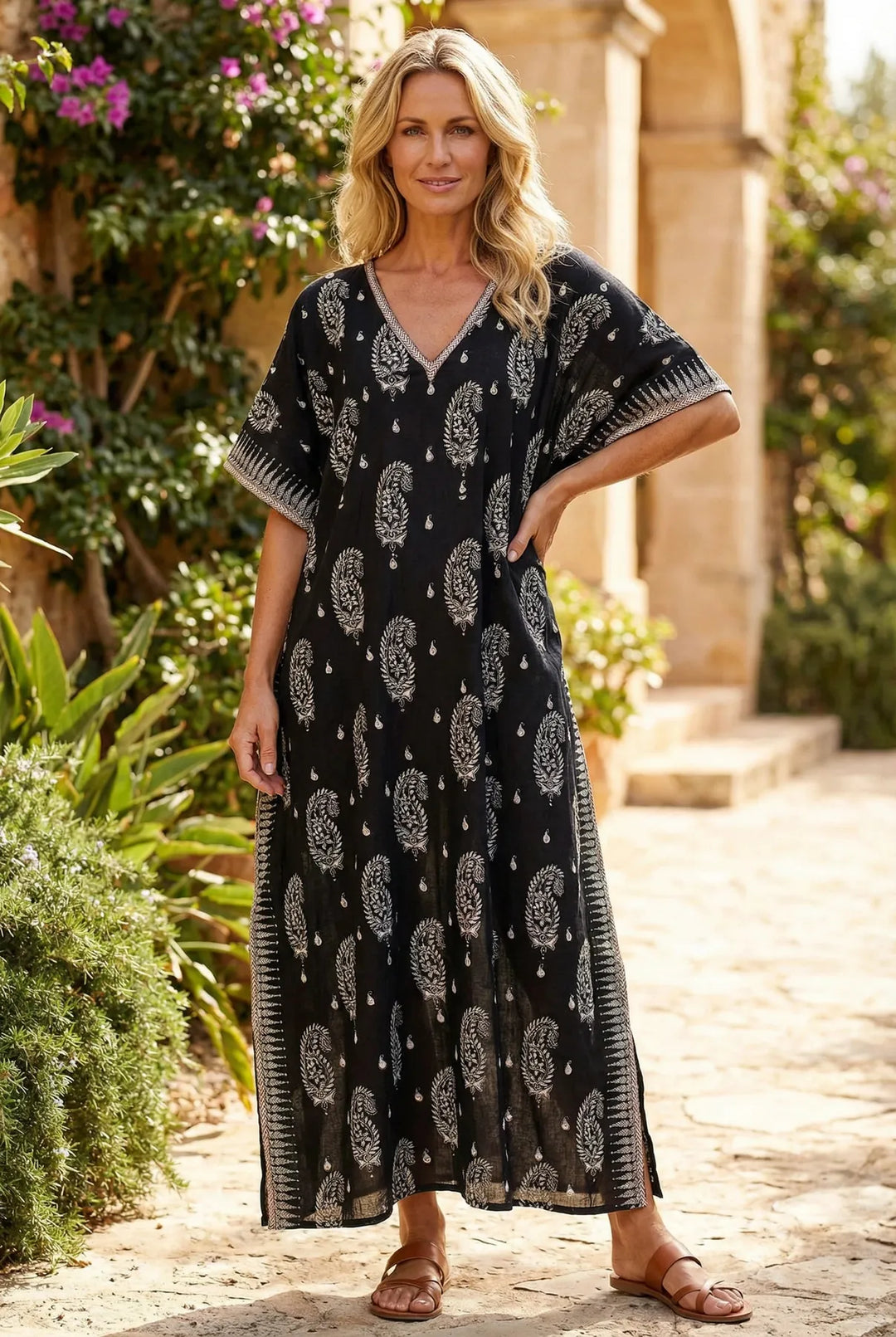 Black Embroidered Kaftan Dress Secret Label Black Embroidered Kaftan Dress Secret Label