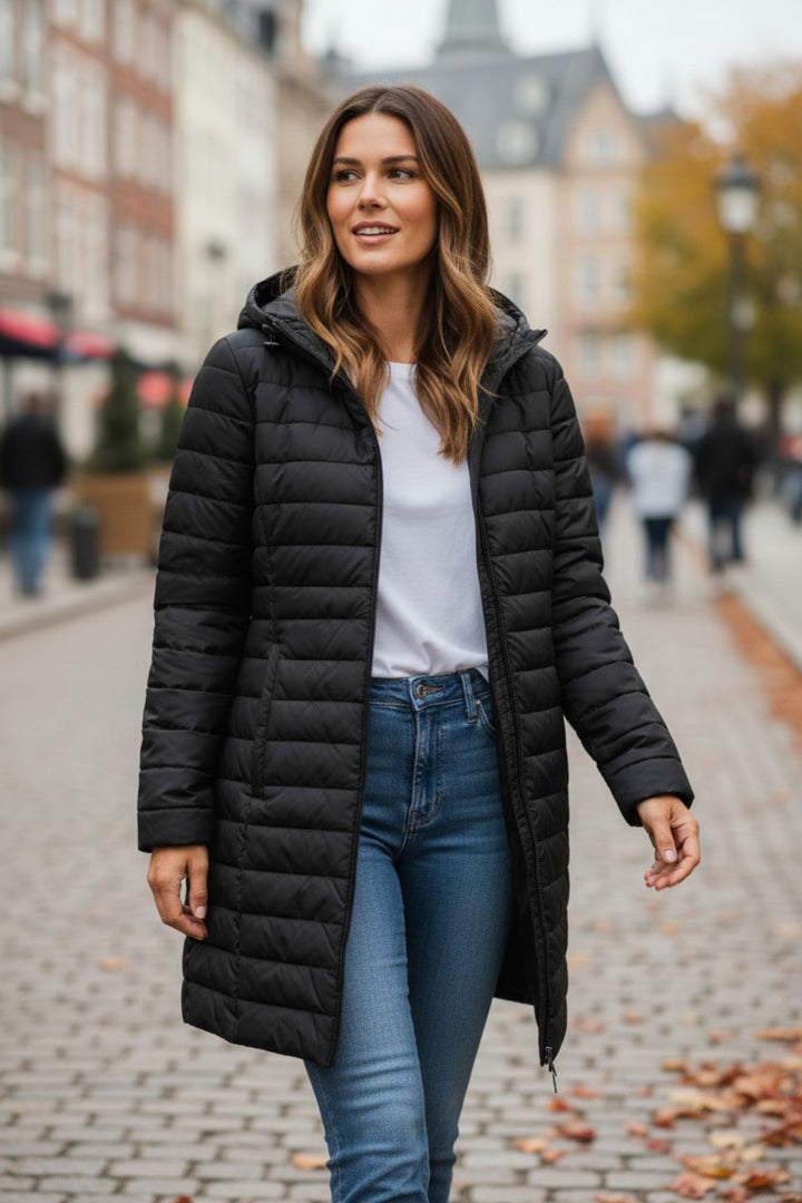 Quilted Puffer Coat Jacket-Secret Label