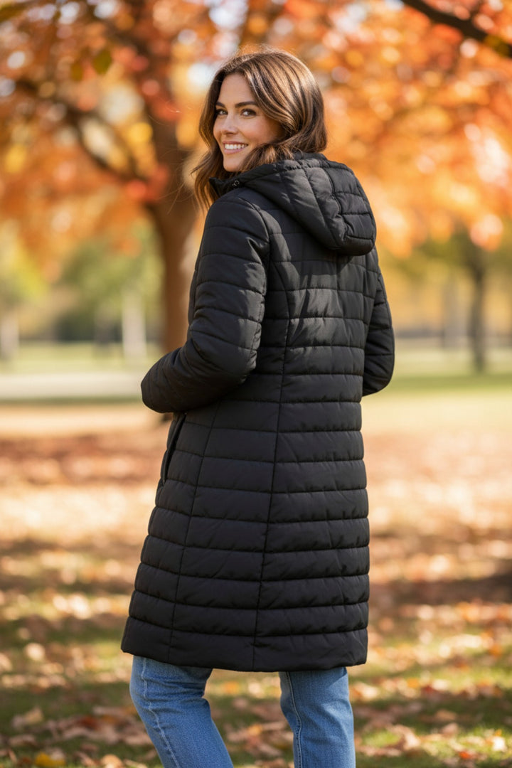 Quilted Puffer Coat Jacket-Secret Label