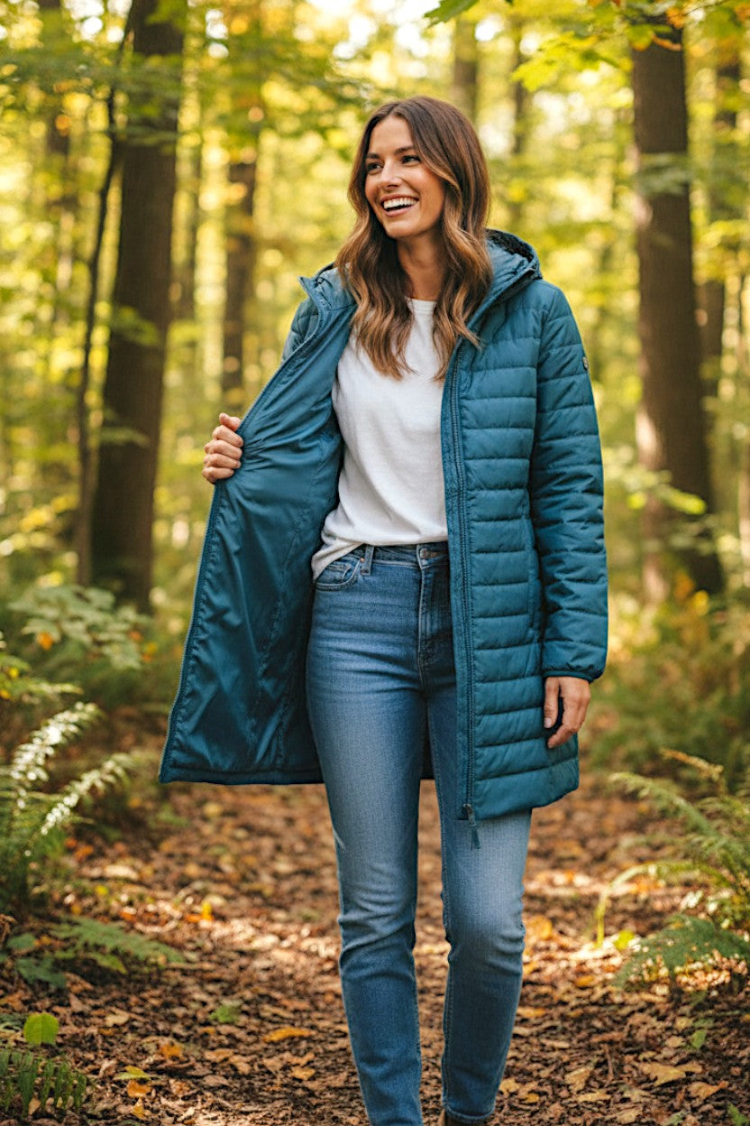 Quilted Puffer Coat Jacket-Secret Label