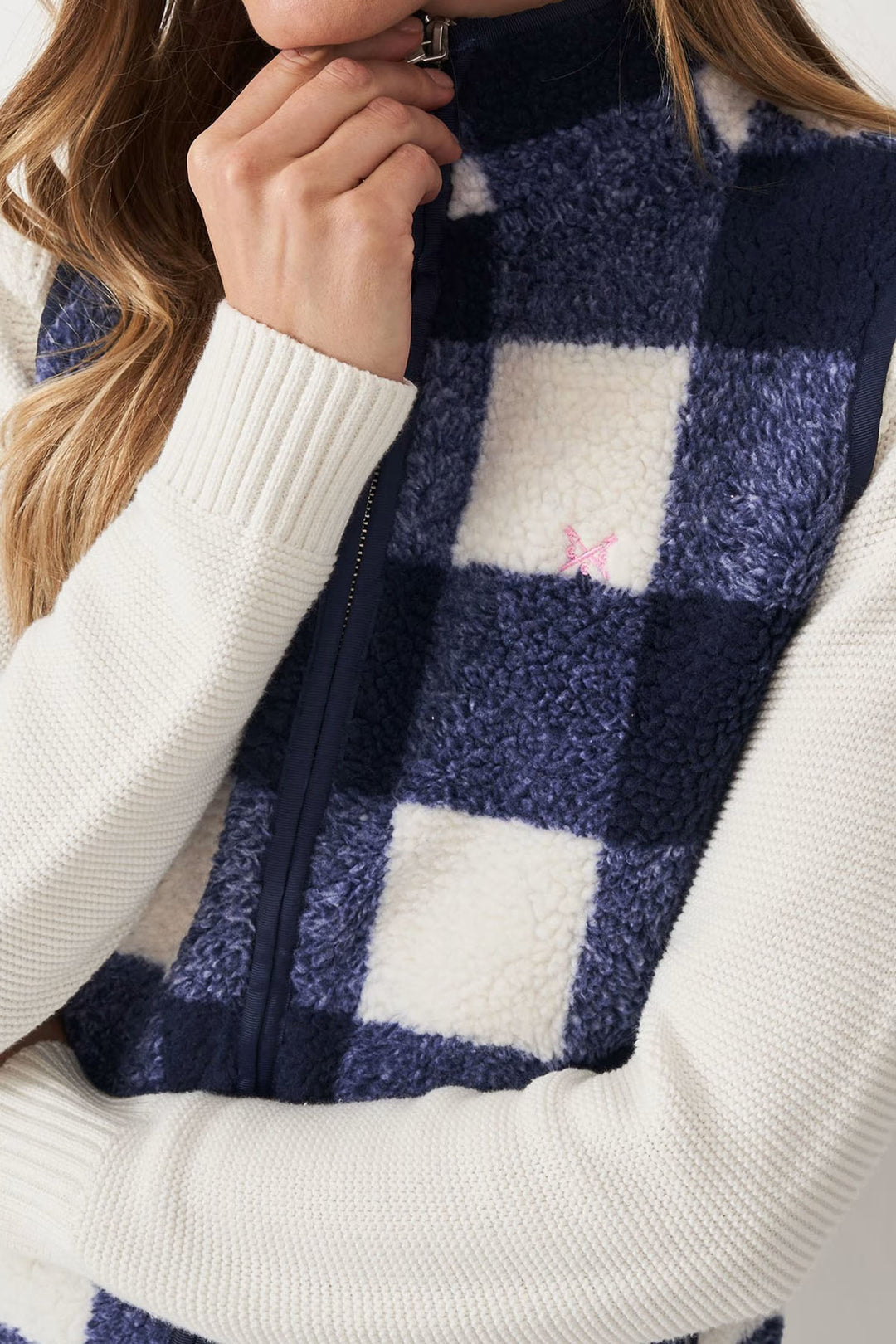 Boucle Checked Gilet