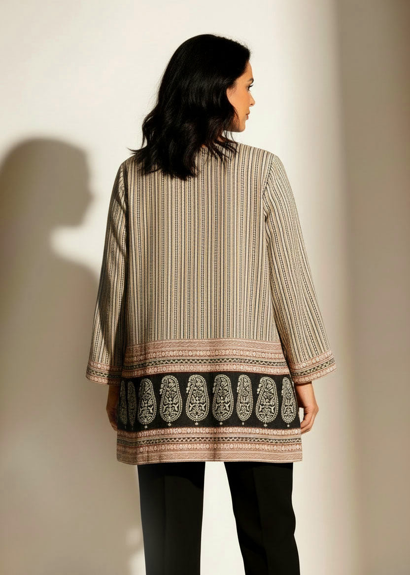 Paisley Boho Print Tunic Top