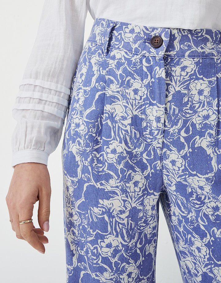 Floral Wide Leg Trousers