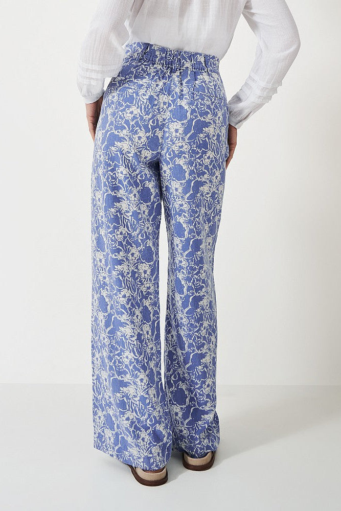 Floral Wide Leg Trousers