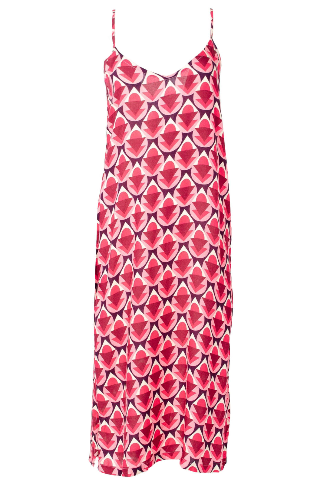 Pink Geometric Print Chemise