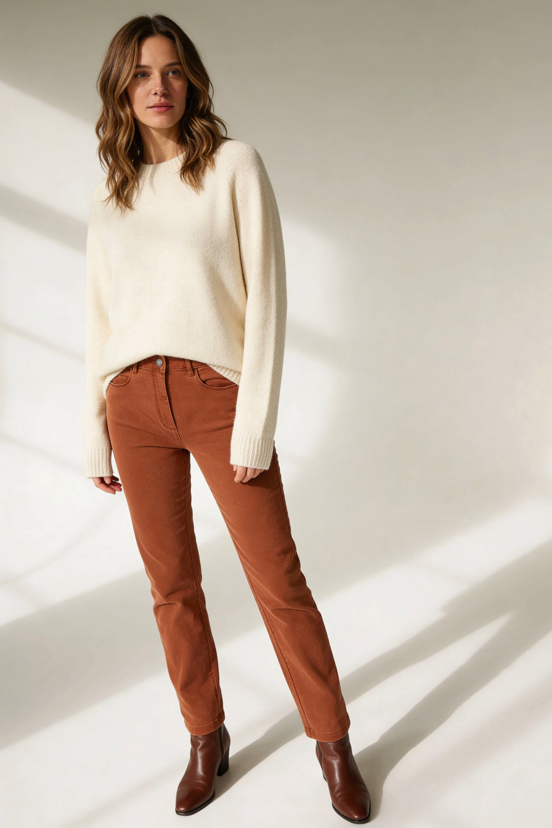 Elasticated Side Waist Stretch Jeans