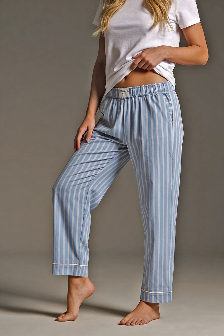 Blue Striped Pyjama Bottoms