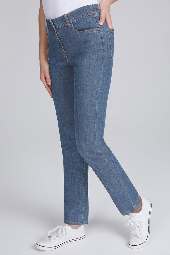 Elasticated Side Waist Stretch Jeans