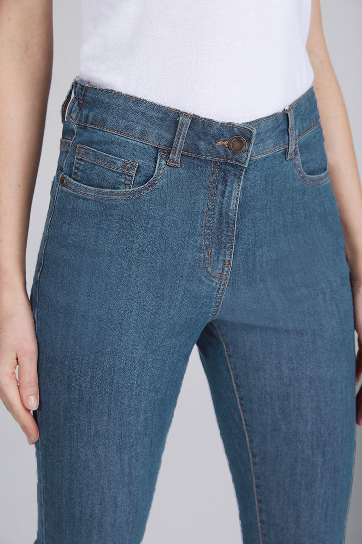 Elasticated Side Waist Stretch Jeans