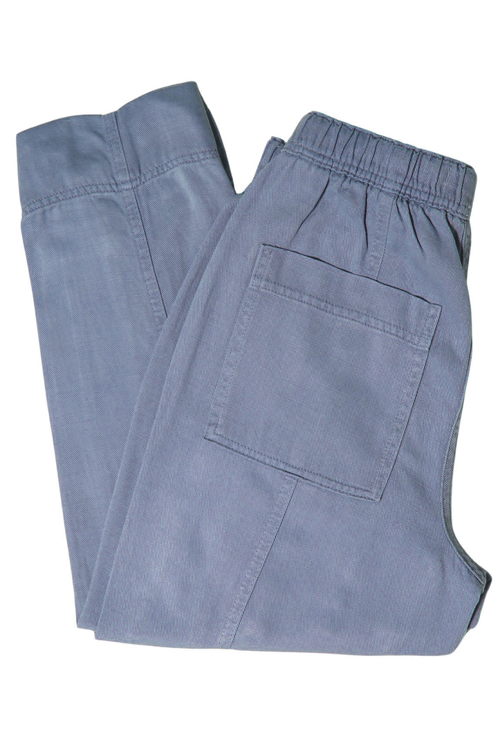 Tencel Crop Trousers Elasticated Waist