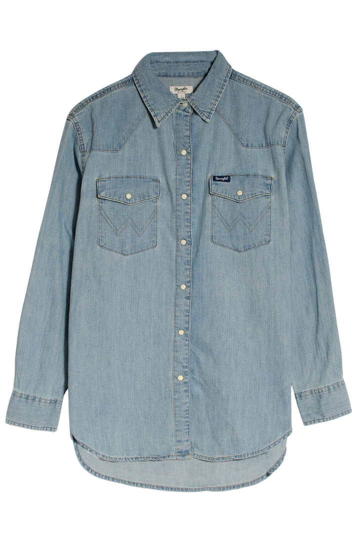 Western Denim Shirt Rodeo Poster Back