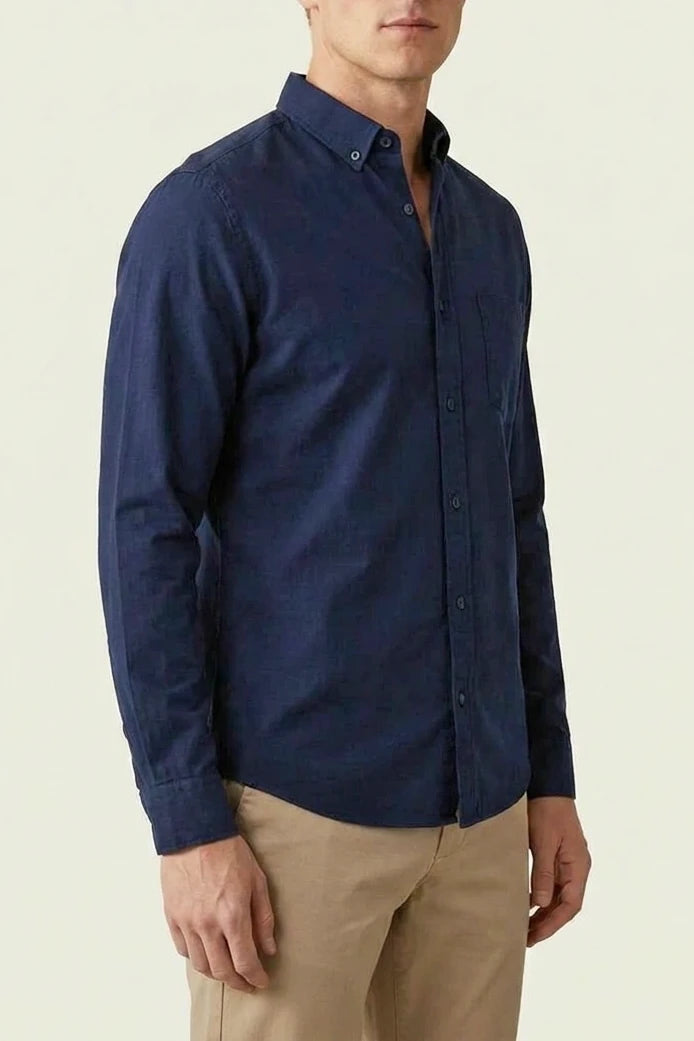 Oxford Cotton Long Sleeve Shirt