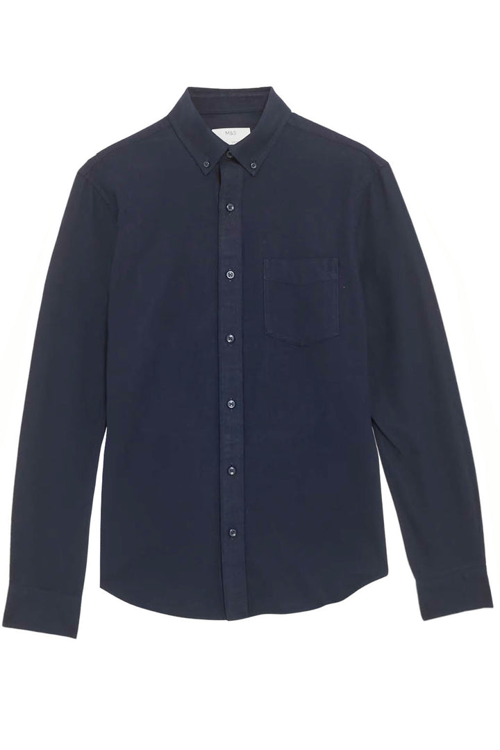 Oxford Cotton Long Sleeve Shirt