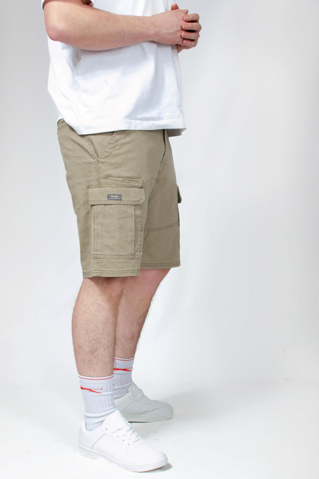 Relaxed Cotton Cargo Shorts