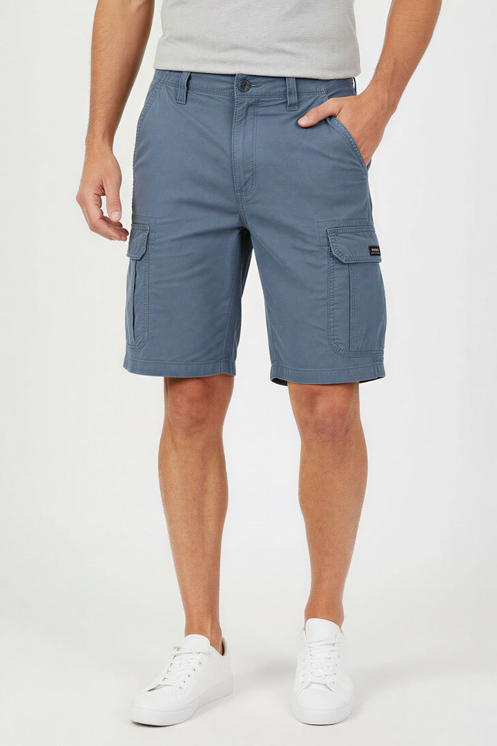 Relaxed Cotton Cargo Shorts
