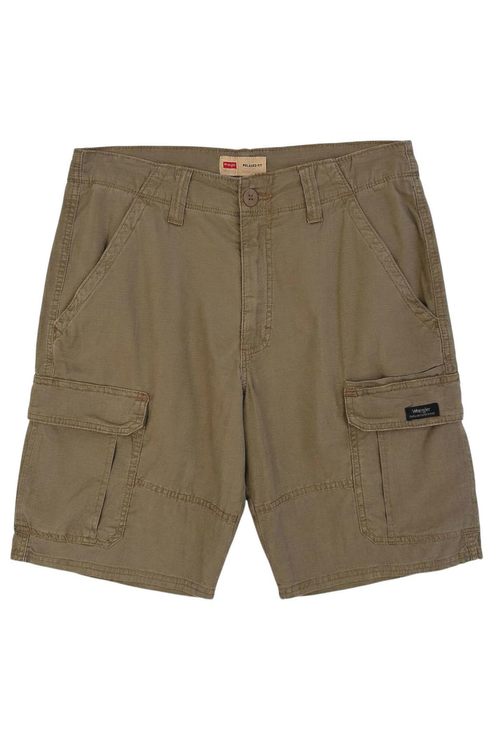 Relaxed Cotton Cargo Shorts