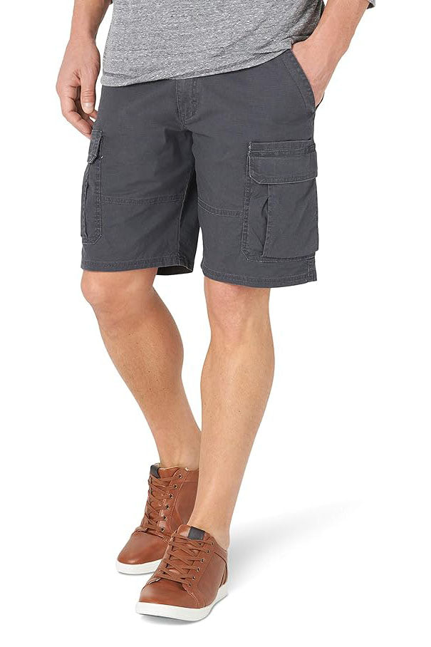 Relaxed Cotton Cargo Shorts